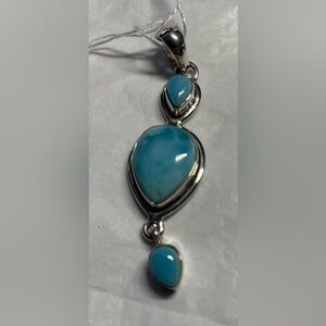 Larimar pendant